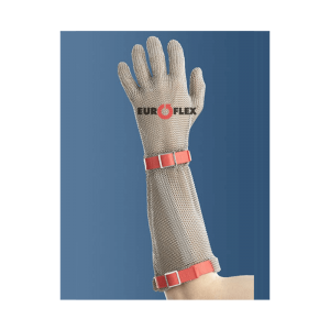 Mesarska rukavica + zaštitna podlaktica 19 cm