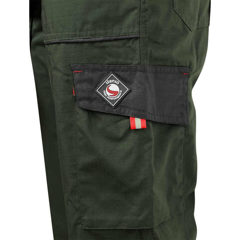 Radne hlače sa naramenicama Prisma Summer - olive - Slika 5